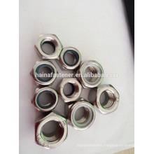 A4-80 stainless steel hex nylon NUT, nylon lock nut din985